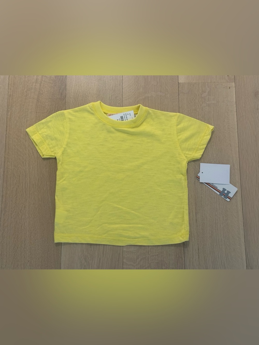 NWT VINTAGE HAVANA Girls Yellow Tee Top - Size 7-8 Years